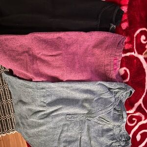 Bundle of 3 women's linen shirts